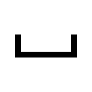 Space Bar Icon from Sharp Line - Material Symbols Set