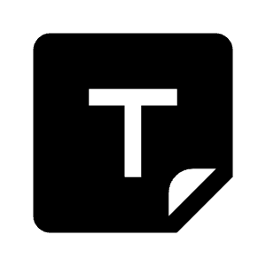 Sticky Note Fill Icon from Outlined Fill - Material Symbols Set