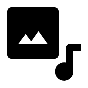 Stock Media Fill Icon from Outlined Fill - Material Pro Free Set