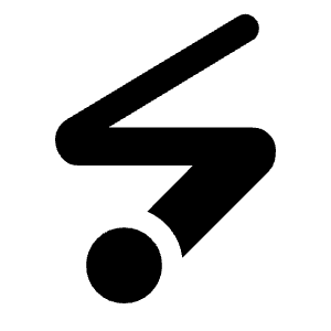 Stylus Laser Pointer Fill Icon from Sharp Fill - Material Symbols Set