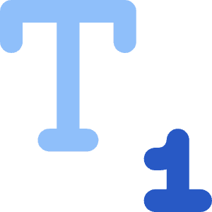 Subscript 2 Icon from Core Flat Set
