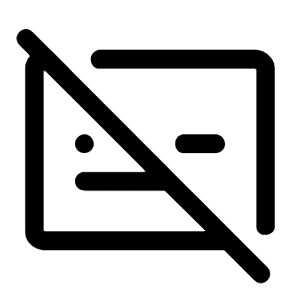 Subtitles Off Icon from Rounded Line - Material Symbols Set