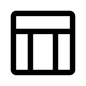 Table Chart Icon from Outlined Line - Material Symbols Set