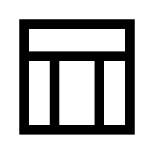 Table Chart Icon from Sharp Line - Material Symbols Set