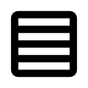 Table Rows Narrow Icon from Rounded Line - Material Pro Free Set