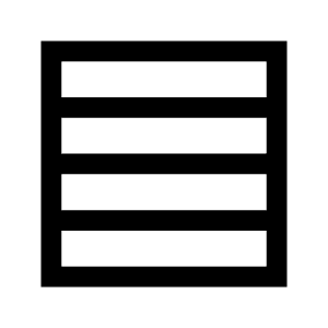 Table Rows Narrow Icon from Sharp Line - Material Symbols Set