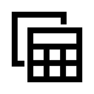 Table View Icon from Sharp Line - Material Symbols Set