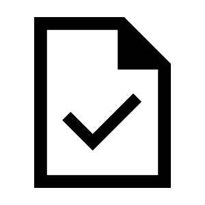 Task Icon from Sharp Line - Material Symbols Set