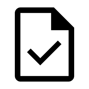Task Icon from Outlined Line - Material Symbols Set
