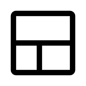 Team Dashboard Icon from Outlined Line - Material Symbols Set