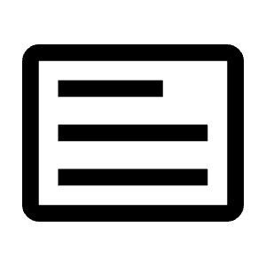 Text Ad Icon from Outlined Line - Material Symbols Set