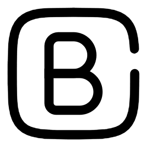 Text Bold Square Icon from Solar Broken Set