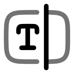Text Field Focus Icon from Solar Line Duotone Set