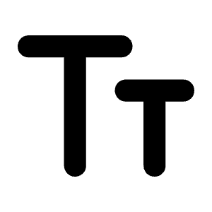 Text Fields Icon from Rounded Line - Material Symbols Set