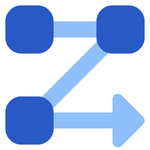 Text Flow Rows Icon from Core Flat Set