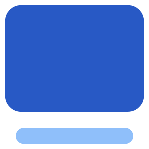 Text Image Top Icon from Core Flat Set
