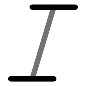Text Italic Icon from Solar Line Duotone Set