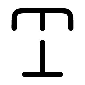 Text Icon from Solar Broken Set