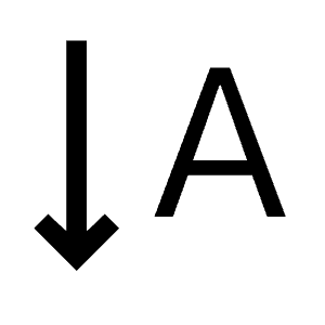 Text Rotate Vertical Icon from Sharp Line - Material Symbols Set
