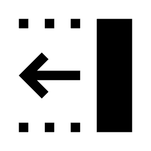 Text Select Move Back Word Fill Icon from Outlined Fill - Material Symbols Set