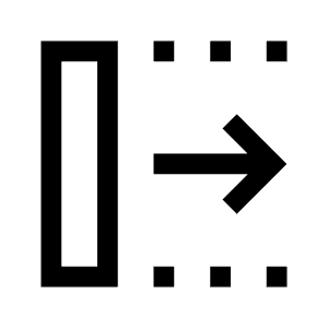 Text Select Move Forward Word Icon from Sharp Line - Material Symbols Set