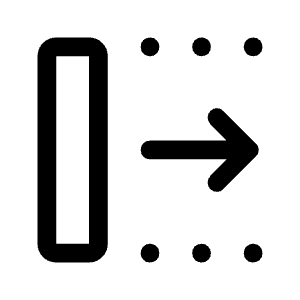 Text Select Move Forward Word Icon from Rounded Line - Material Symbols Set