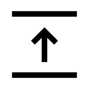 Text Select Move Up Fill Icon from Sharp Fill - Material Symbols Set