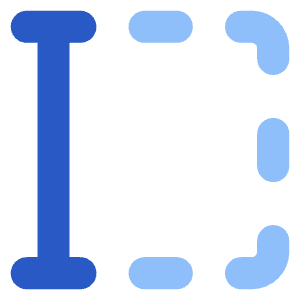 Text Select Start Icon from Core Flat Set