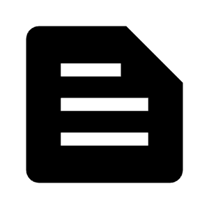 Text Snippet Fill Icon from Outlined Fill - Material Symbols Set