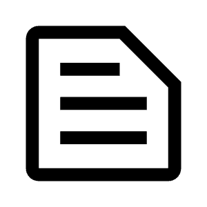 Text Snippet Icon from Outlined Line - Material Symbols Set