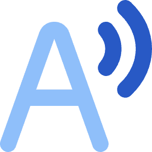 Text Speech Icon from Core Flat Set