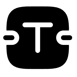 Text Square 2 Icon from Solar Bold Set