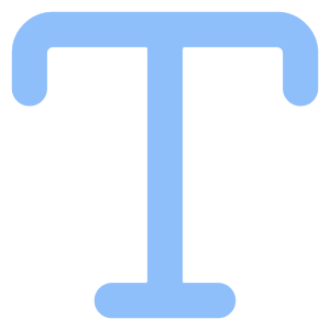 Text Style Icon from Core Flat Set