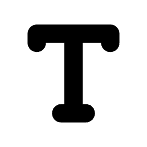 Text Style Fill Icon from Rounded Fill - Material Pro Free Set