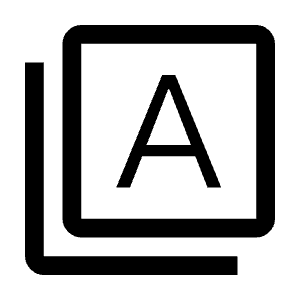 Type Specimen Icon from Outlined Line - Material Symbols Set