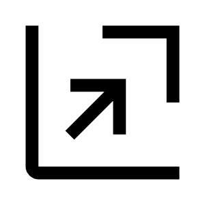 Ungroup Icon from Outlined Line - Material Symbols Set