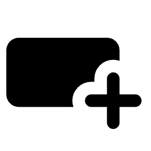 Variable Add Fill Icon from Rounded Fill - Streamline Material Free Set