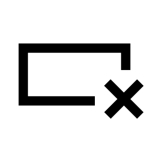 Variable Remove Icon from Sharp Line - Material Symbols Set