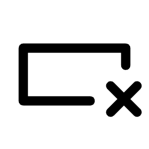 Variable Remove Icon from Rounded Line - Material Symbols Set