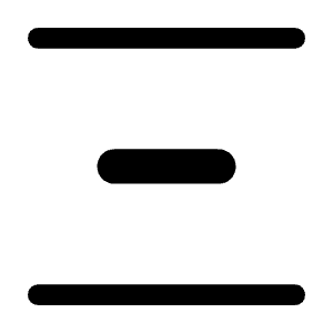 Vertical Distribute Fill Icon from Rounded Fill - Material Symbols Set