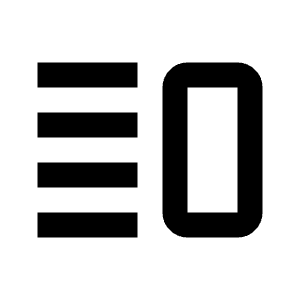 Vertical Split Icon from Material Pro Line Set