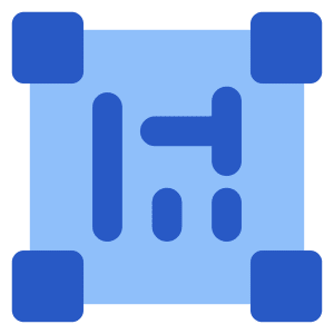 Vertical Text Box Icon from Core Flat Set
