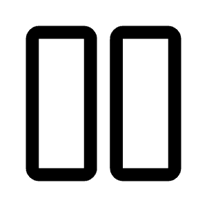 View Column 2 Icon from Rounded Line - Material Symbols Set