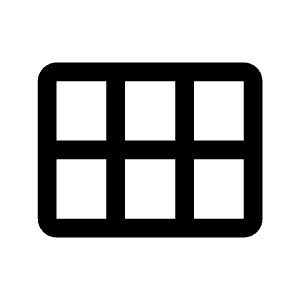 View Module Icon from Outlined Line - Material Symbols Set