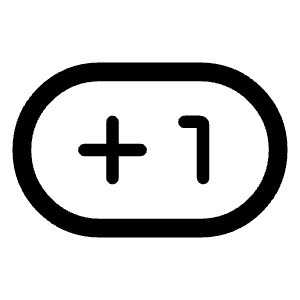 Voting Chip Icon from Rounded Line - Material Symbols Set
