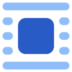 Word Wrap Around Bounding Box Icon from Core Flat Set