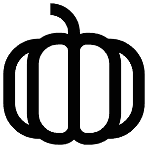 Pumpkin Icon from Atlas Line Set