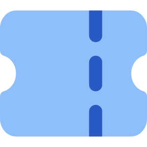 Ticket 2 Icon from Core Flat Set
