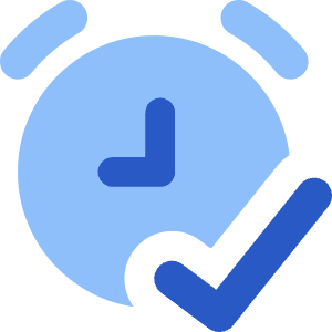 Alarm Check On Icon from Core Flat Set