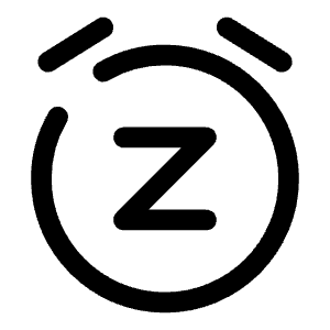 Alarm Sleep Icon from Solar Broken Set